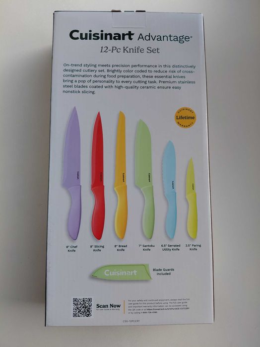 Cuisinart – Високоякісні кухонні ножі. Оригінал. З США. Нові