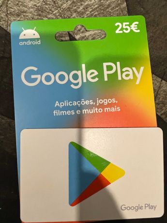 Cartão Google Play 25
