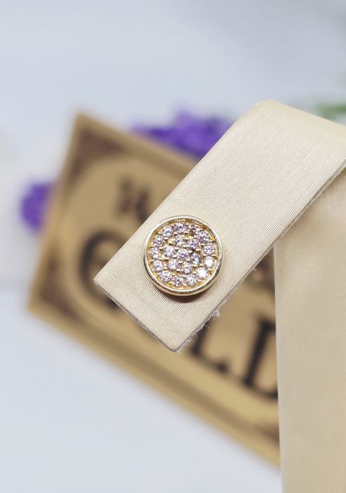 Złoty kolczyk piercing próba 585 14k
