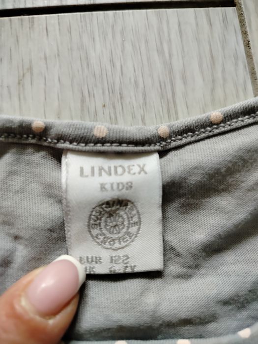 Tunika Lindex 122cm jeż jesienna krótki rękaw