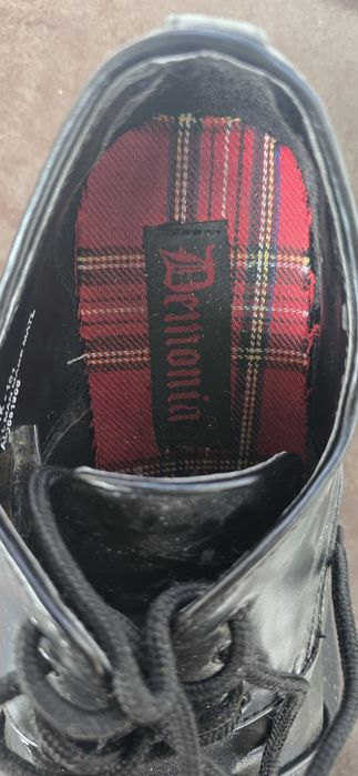 Buty platformy Demonia czarne w stylu clown vegan 38 39