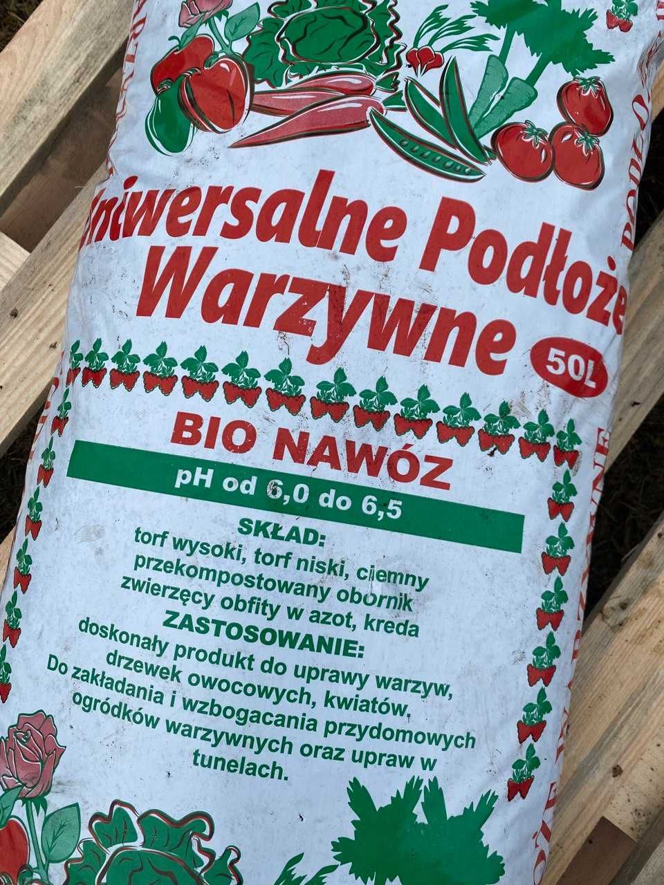 Ziemia w workach ogrodowa, podłoże pod trawnik, kora , obornik bydlęcy