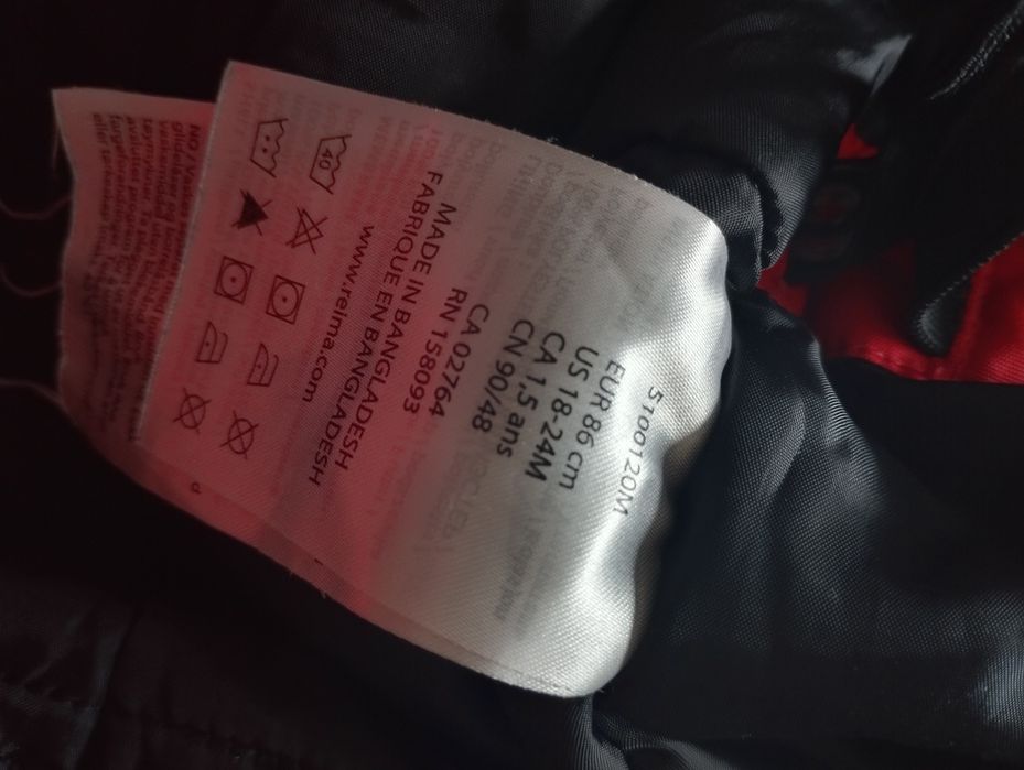 Kombinezon zimowy Reima 86 czerwony