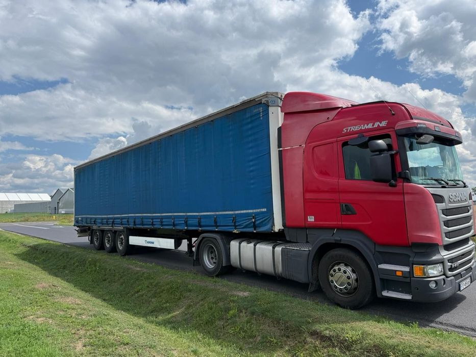 Krone SD  Krone SD plandeka, osie bpw,