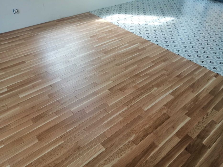 Parkiet warstwowy dąb rustic lakierowany /olejowany 11x70x490mm