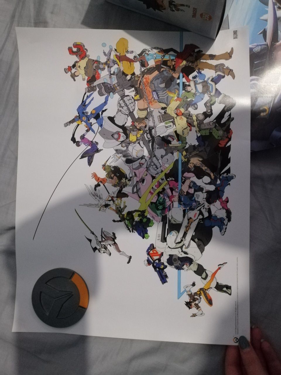 Pack overwatch 2 posters funko pop base copos oficial