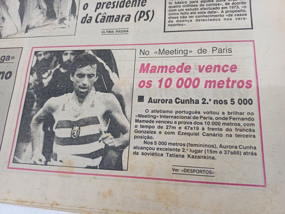 Lote 4 jornais: FERNANDO MAMEDE