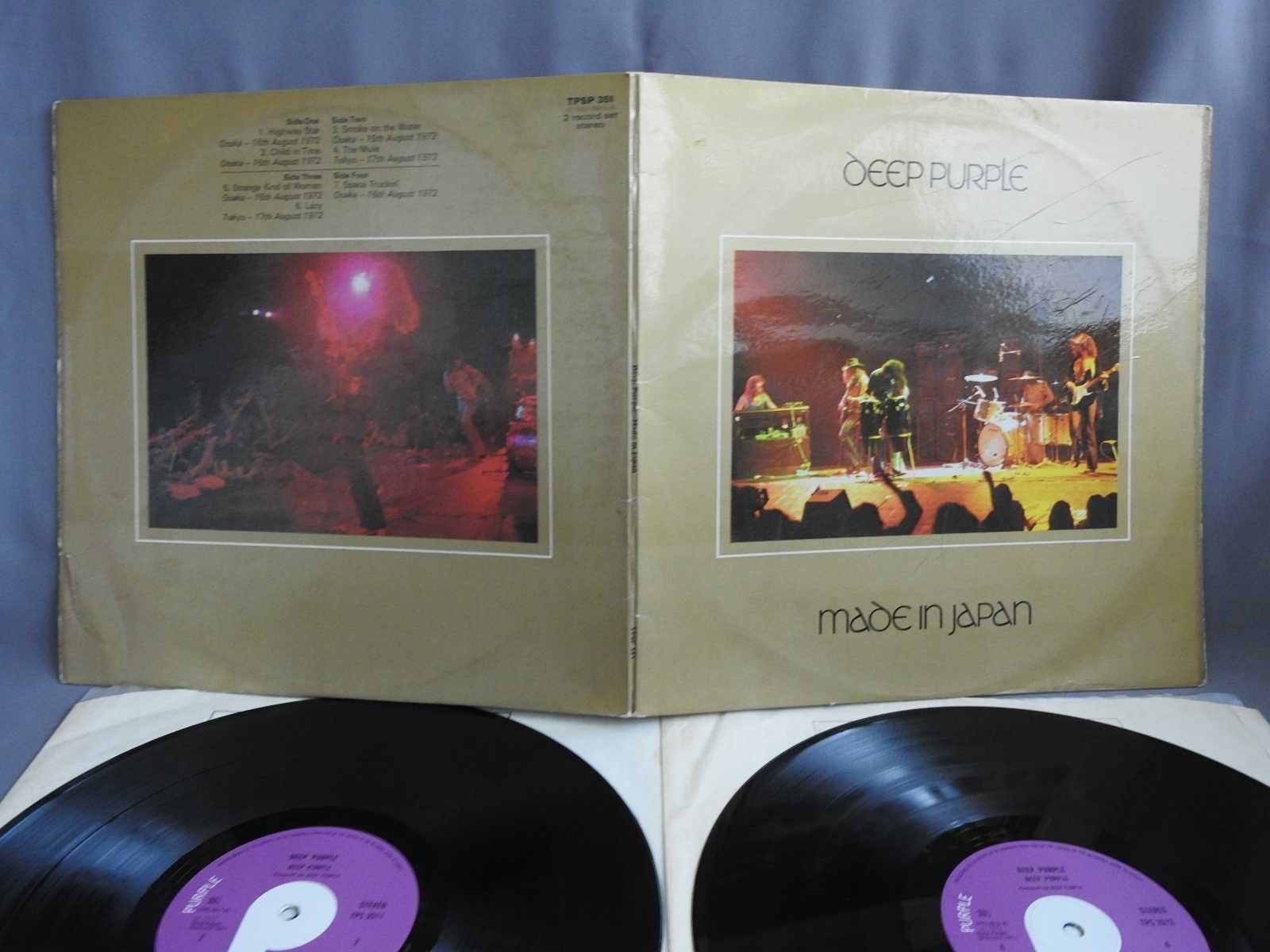 DEEP PURPLE Made in Japan 2 LP 1972 Британская пластинка UK EX+ re1973