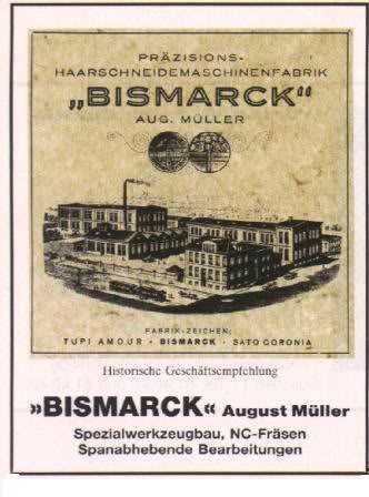 Небезпечна опасная бритва Bismarck 1920-30 рр
