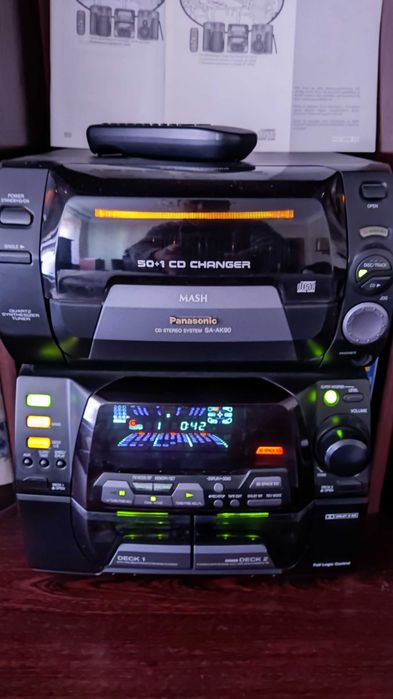 Муз. центр Panasonic SA-AK 90. 50+1 cd!