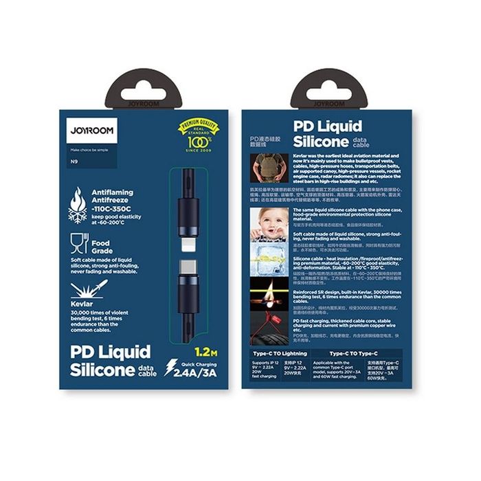 Kabel Joyroom Typ-C - Lightning 120Cm Blue