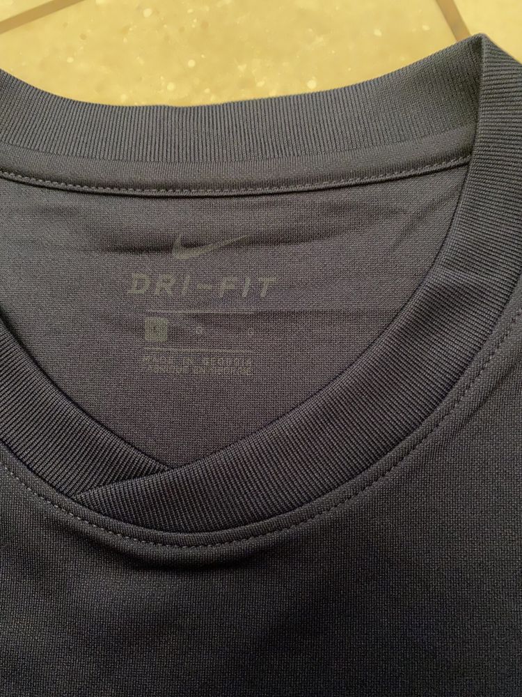 Nike Dri-Fit sportowa,granatowa koszulka,T- Shirt r. L rower, bieganie
