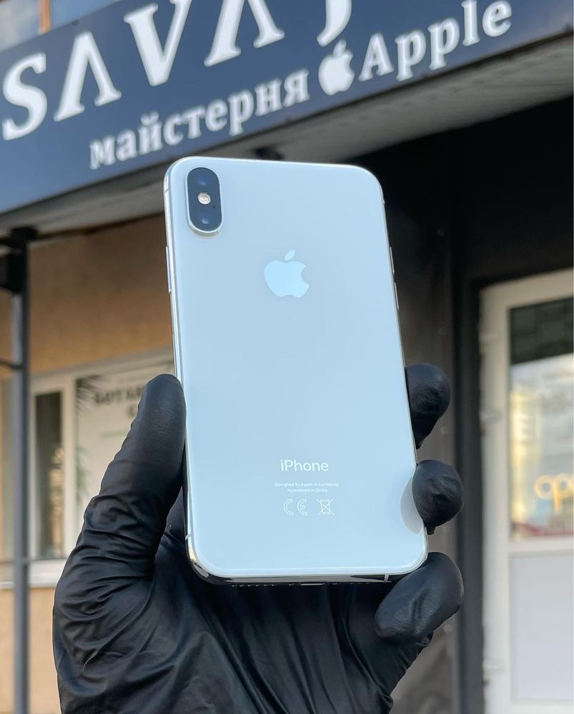 iPhone XS 64gb silver 100%