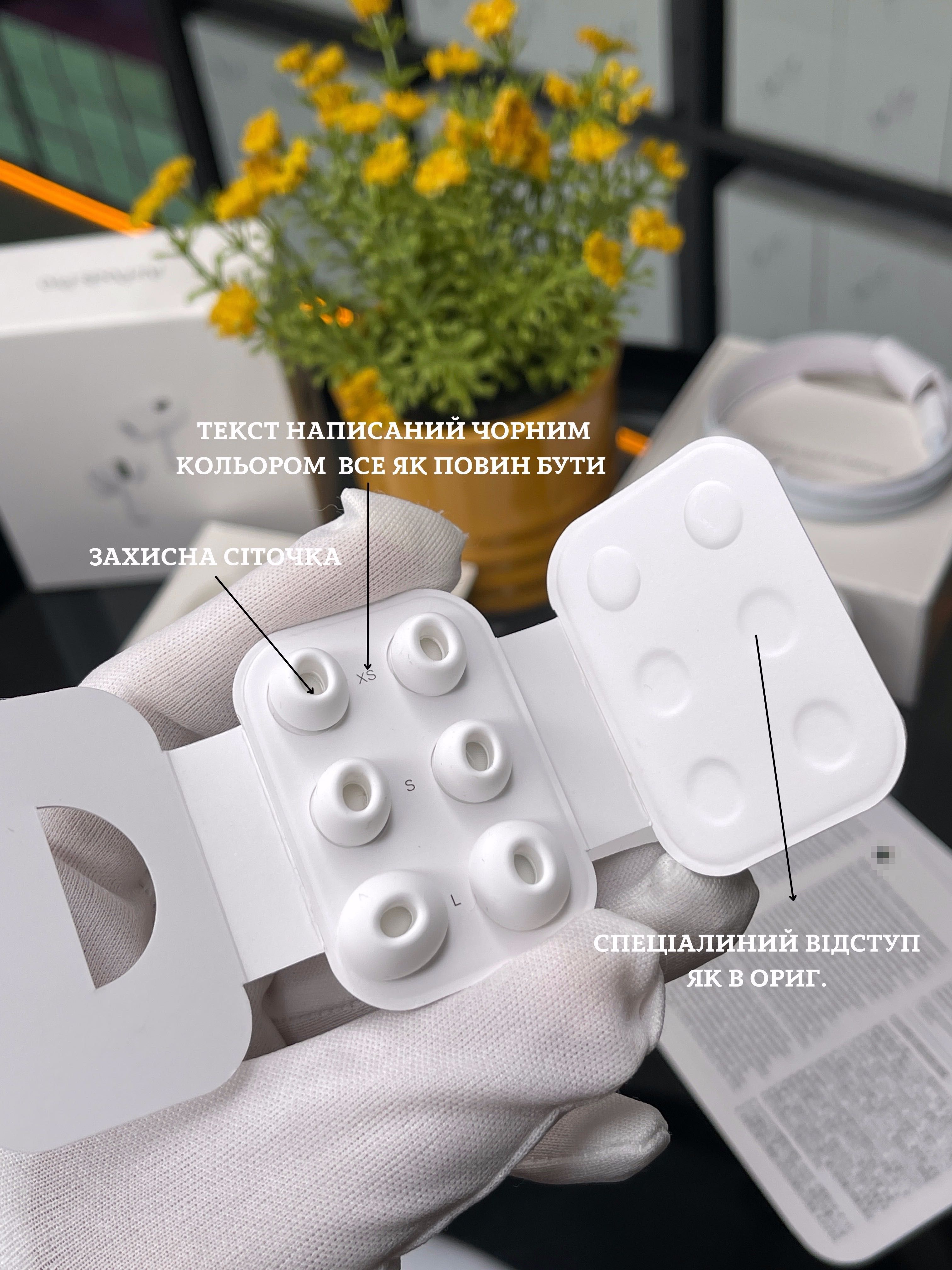 Навушники  AirPods Pro 2 +Шумопоглинання Проникність 45dB Premiym 1:1