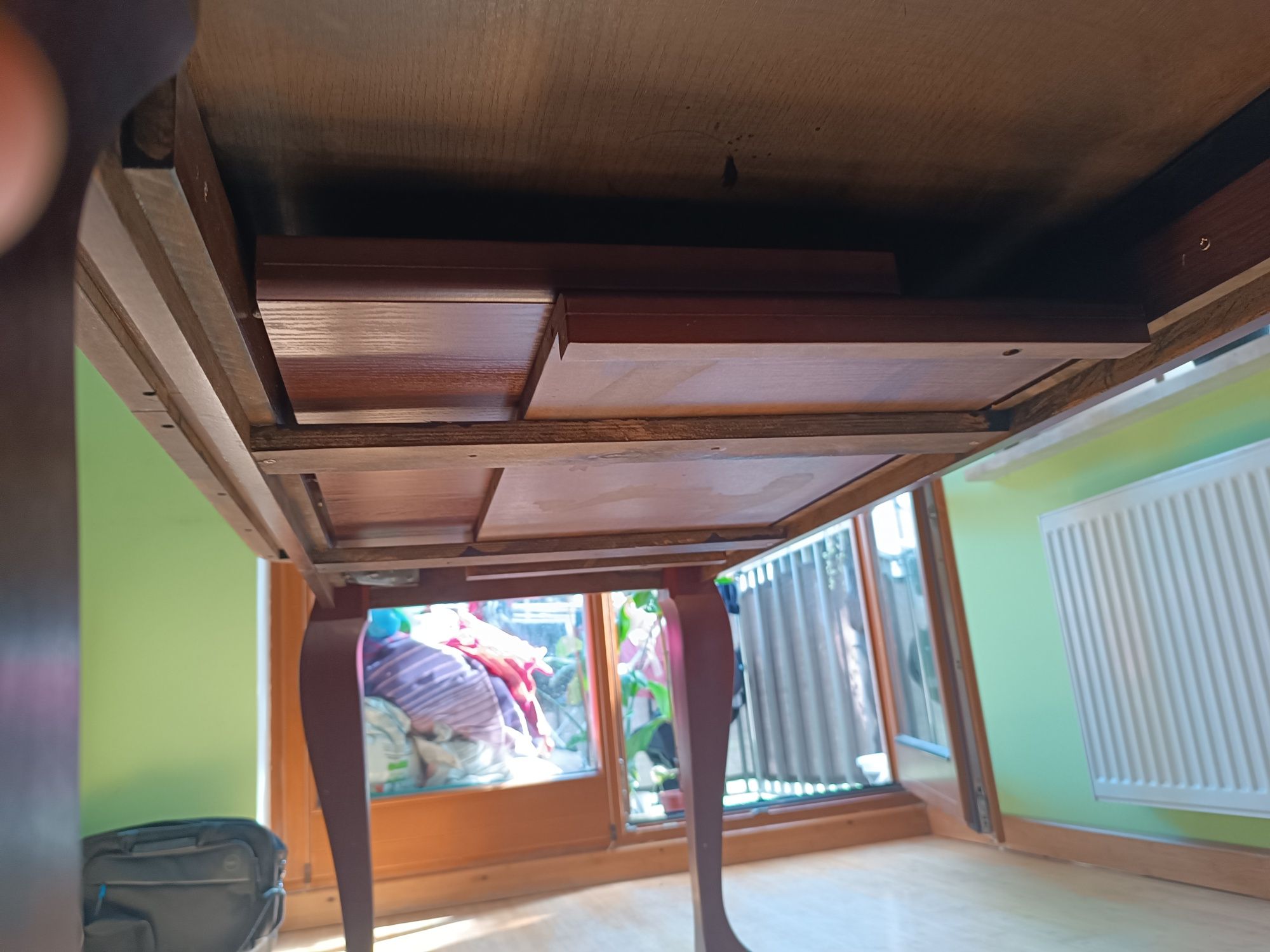 Stół  rozkładany 160x80 plus 6 krzeseł