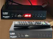 Tuner Dekoder DVB-T2 DVB-C TV Naziemnej Kablowej HEVC HDMI USB