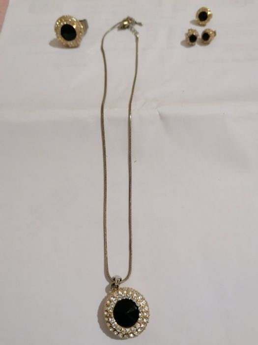 набор бижутерия кольцо серьги цепочка