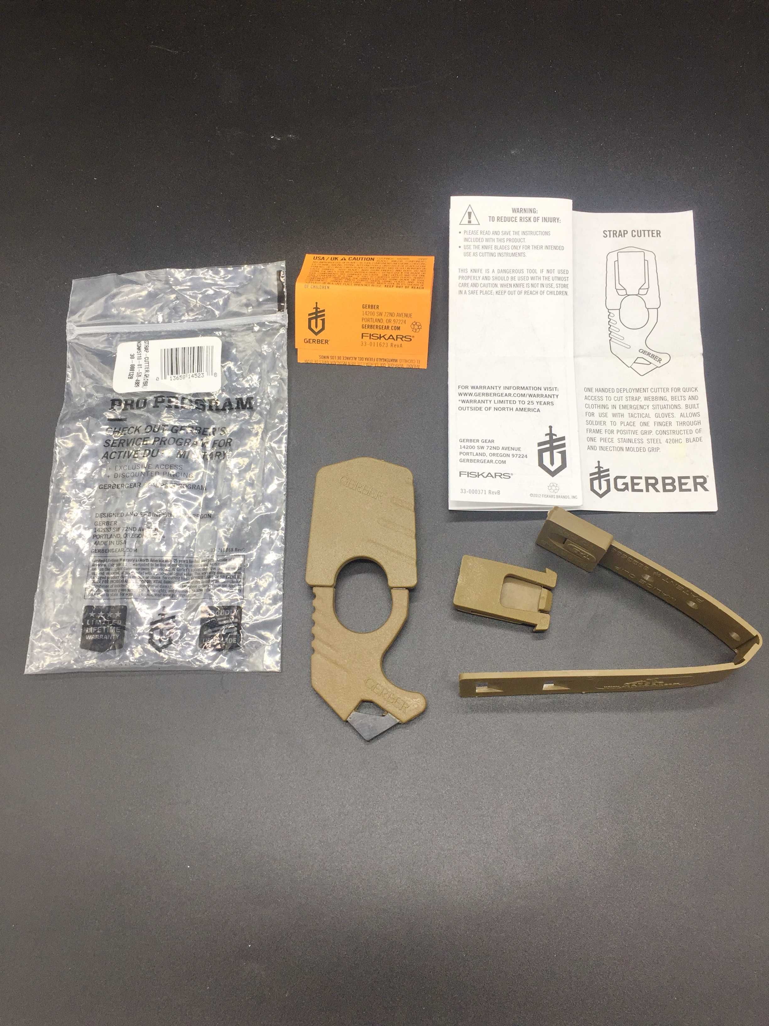 Стропорез со стеклобоем Gerber Strap Cutter (США)