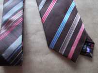 ST.GEORGE Premium Designerski Krawat - Nowy- Jedwab - UK