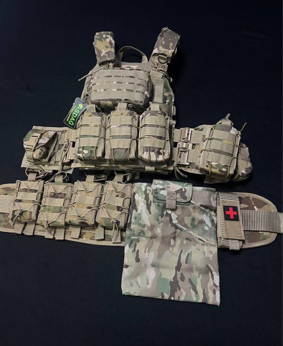 Оригінал плитоноска ASDAG мультикам та РПС пояс бронижелет, плитоноска