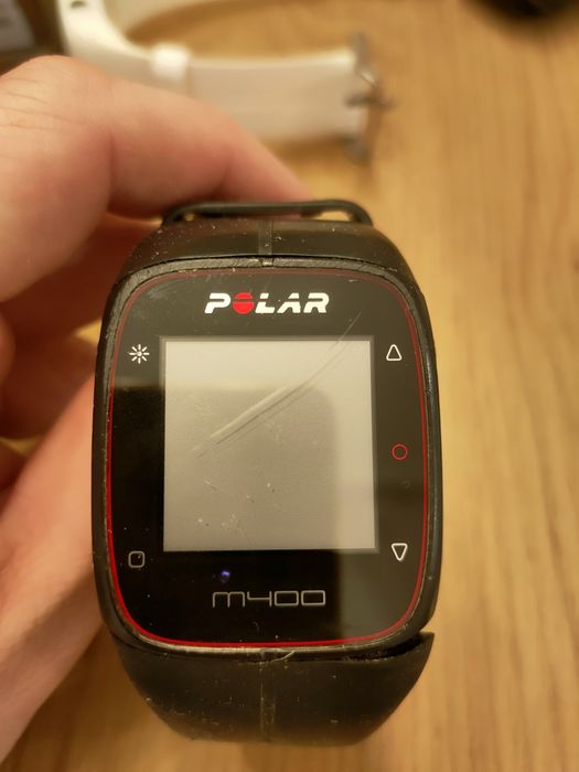 Dwa zegarki Polar M400 + nadajnik H7