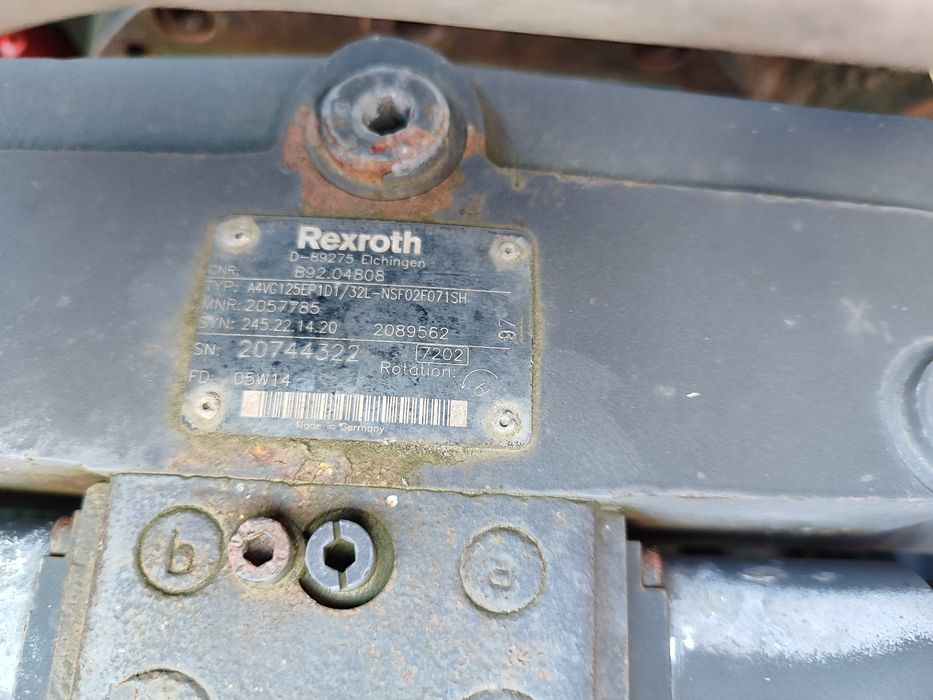 Zestaw pomp hydraulicznych Rexroth do kombajnów Grimme Maxtron