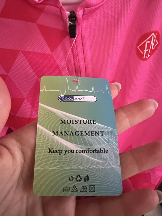 Nowa damska koszulka rowerowa L