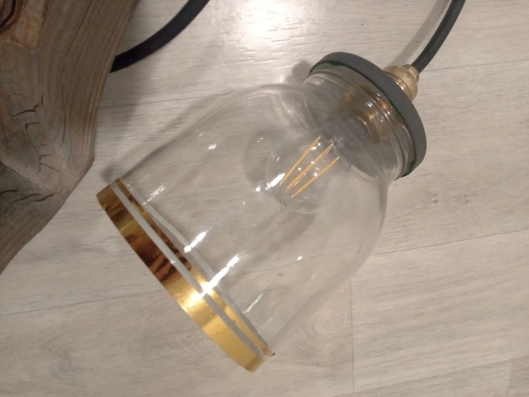 Zestaw lamp rustykalne hand made