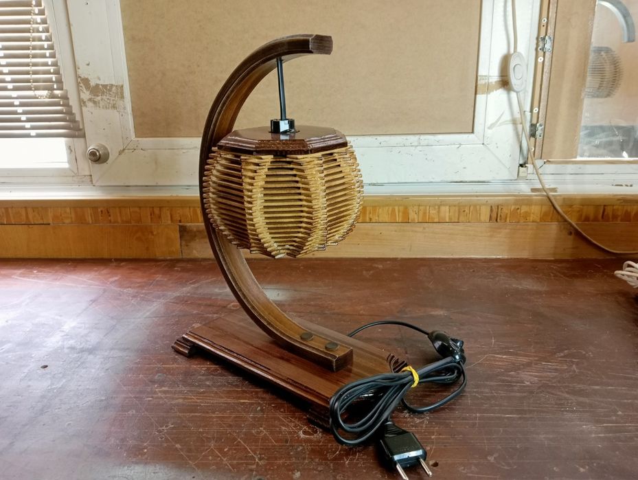 Светильник, изделия из дерева ручной работы