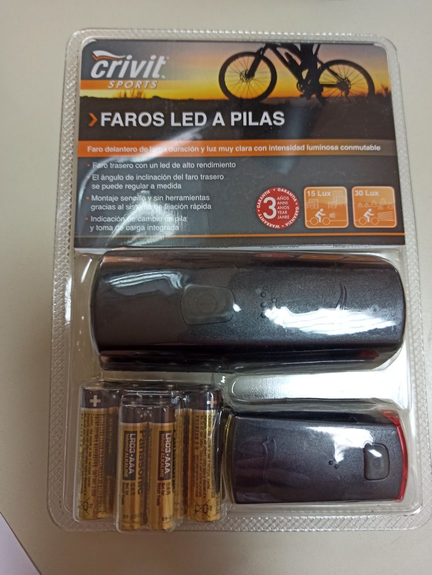 Farois led para bicicleta