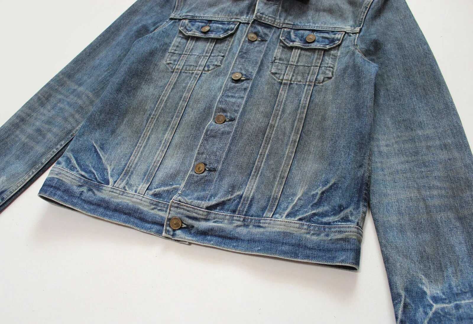 Оригінальна джинсова куртка з dirty washed ефектом від Allsaints