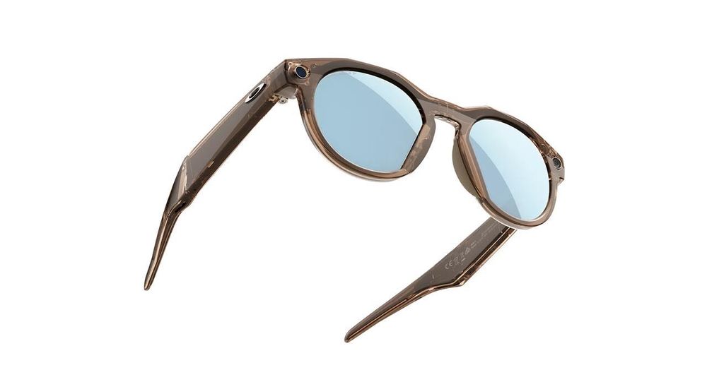 Smart okulary Oakley Meta HSTN Brown Smoke Prize Deep Water Polarized