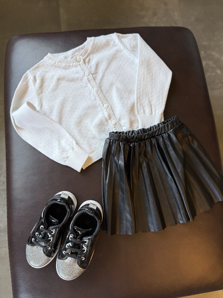 спідничка Zara шкіряна
