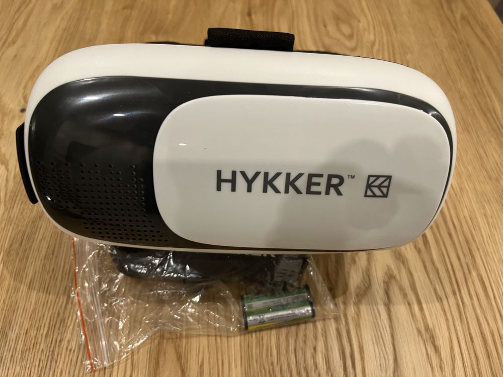 Google VR Glasses 3D HYKKER, białe
