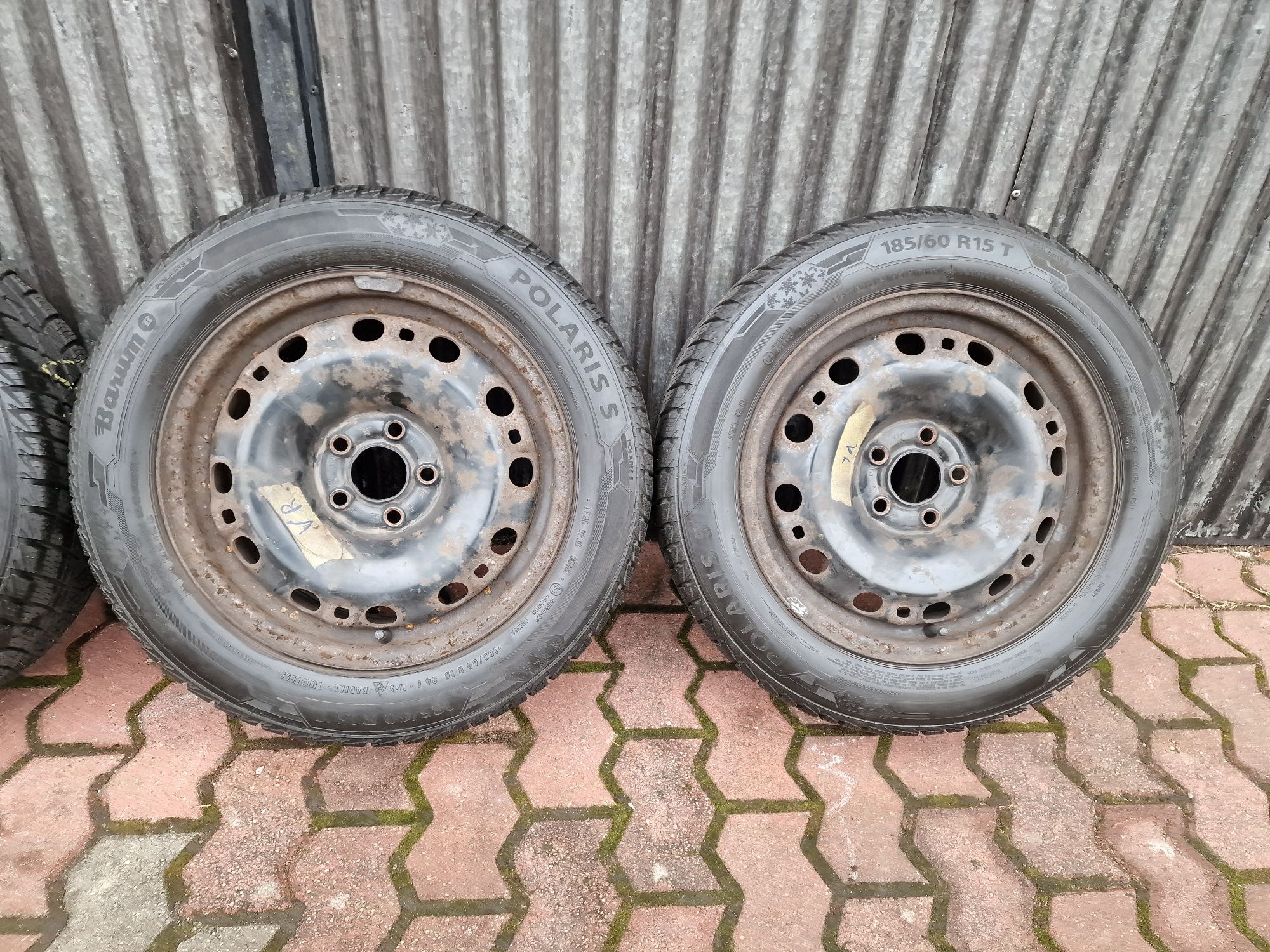 Felgi z oponami 185/60R15 VW Polo 5 V 5x100 Audi A1 Skoda Fabia Ibiza