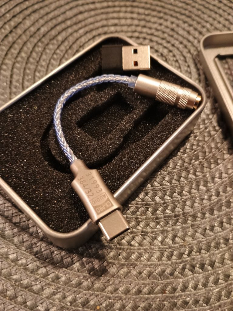 HiFi USB-DAC słuchawkowy wzmacniacz adapter typeC