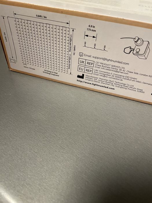 Гірлянда, гірлянда штора