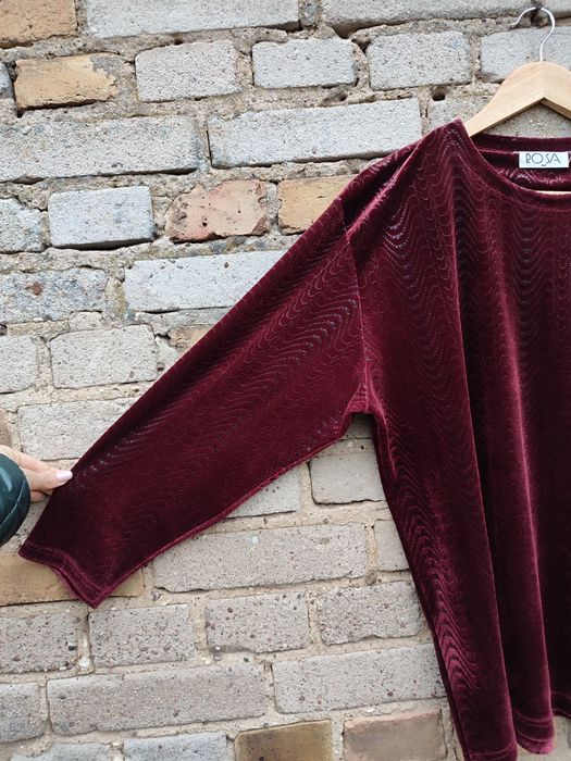 Damska bluzka welurowa