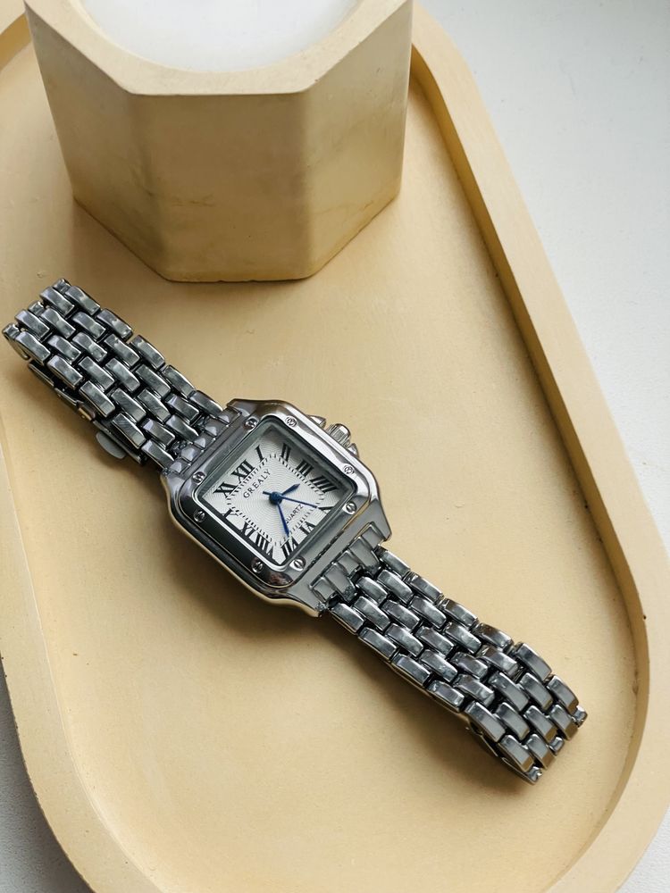 Годинник Grealy Quartz жіночий, у стилі Cartier