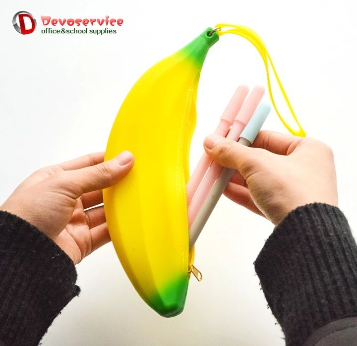 Пенал футляр чехол для ручек, карандашей и др.Батон Банан  Рыба Карась