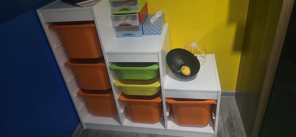 Regal szafka półka na zabawki ikea komoda