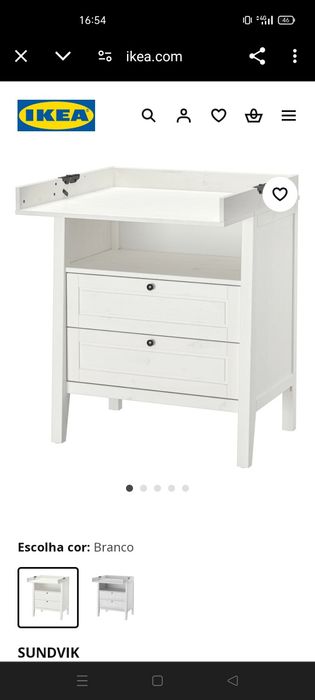 Cómoda Camiseiro Sundvik Ikea