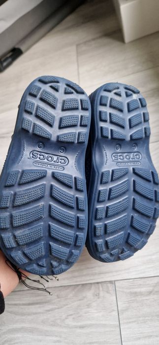 Crocs kalosze granatowe