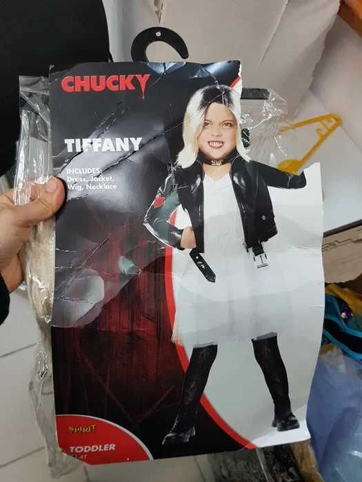 Strój przebranie Tiffany Chucky Laleczka Chucky rozmiar 104 cm. G266