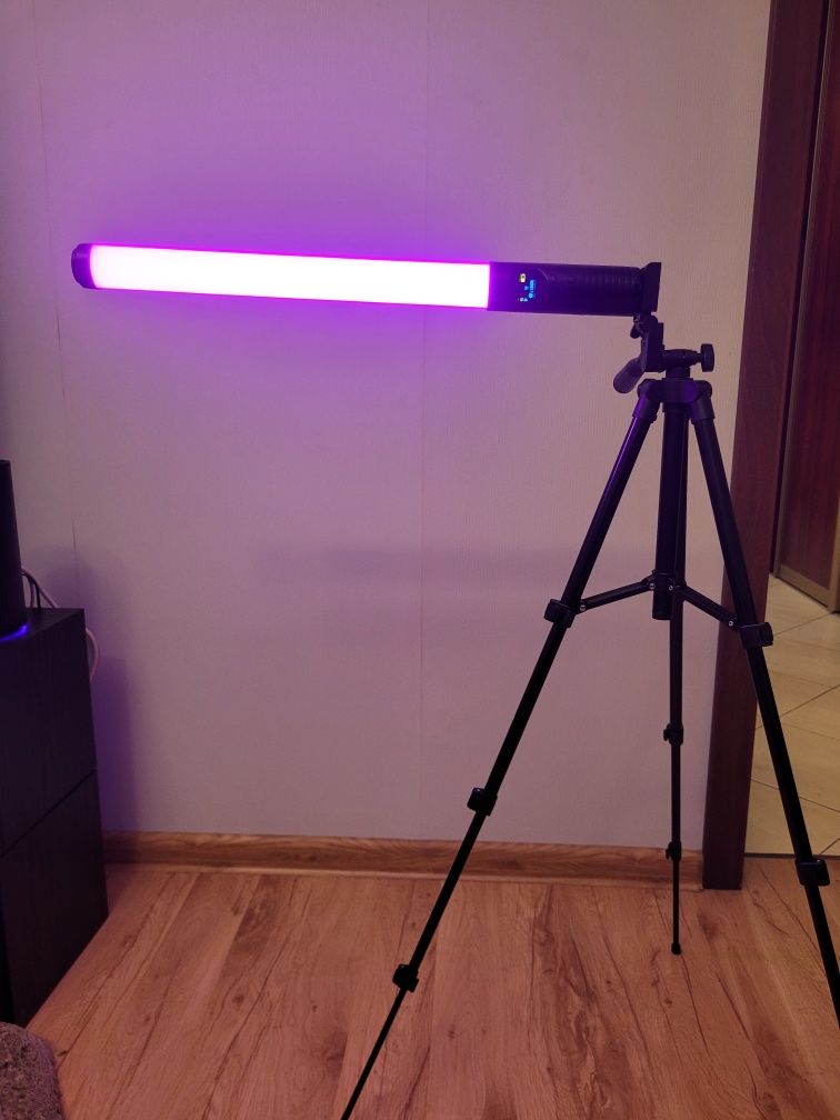 Lampa  RGBLED Miecz Świetlny do Zdjęć + statyw103cm
