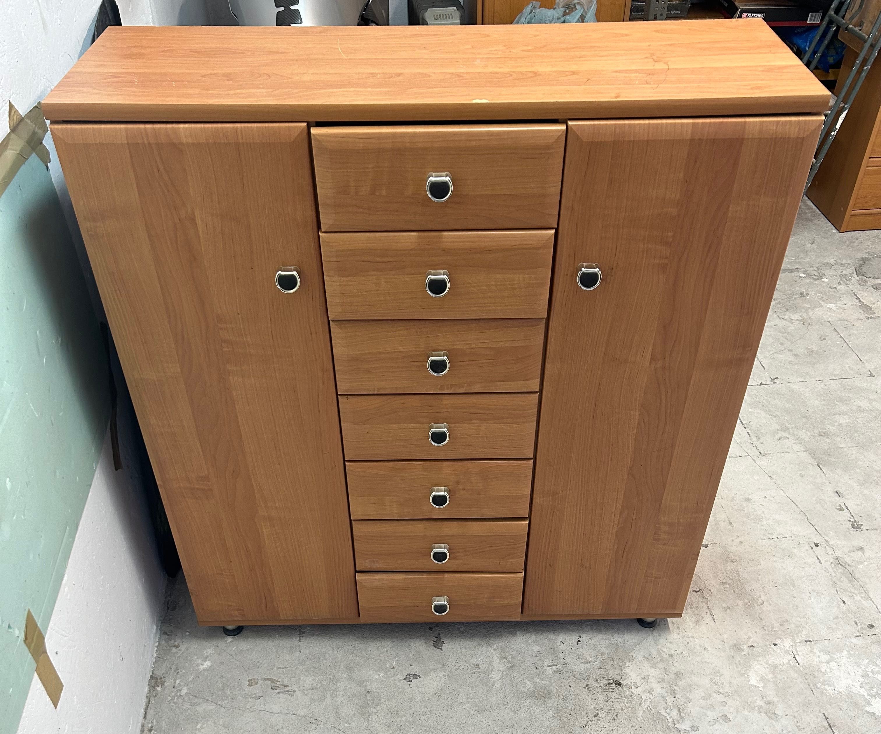 Regał z szufladami 102x33x112