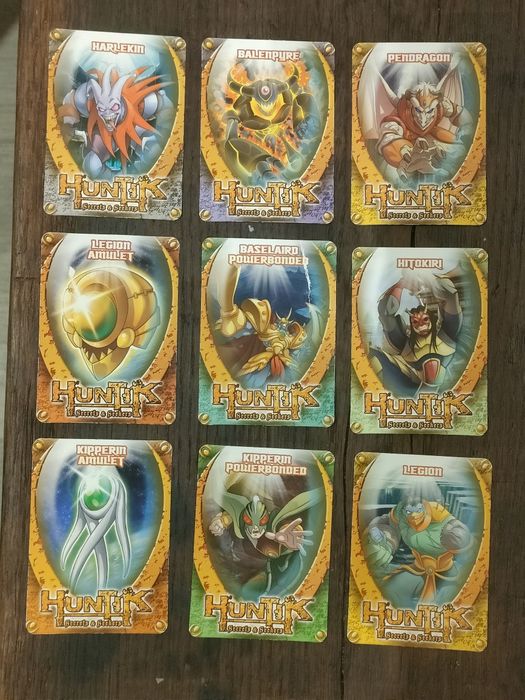 Cartas colecionáveis Bleach e Huntik secrets e seehers