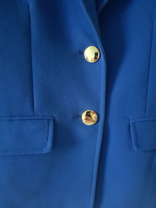 Żakiet marynarka chabrowy