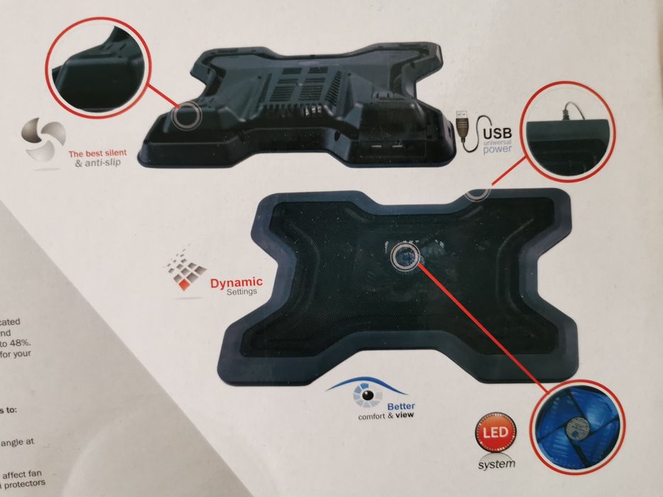 Podstawka chłodząca e5 HUNTER Coolpad do laptopa