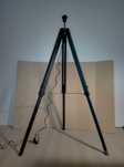 Lampa podłogowa LOFT drewniana